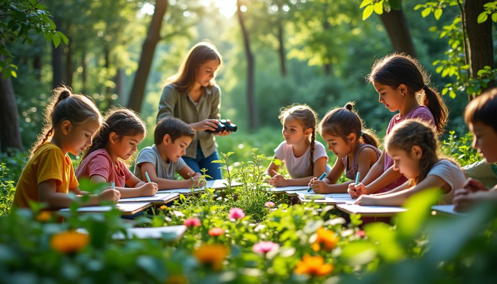 découvrez comment l'enseignement par la nature et les activités en extérieur favorisent l'apprentissage, la curiosité et le bien-être des enfants grâce à des approches pédagogiques innovantes.