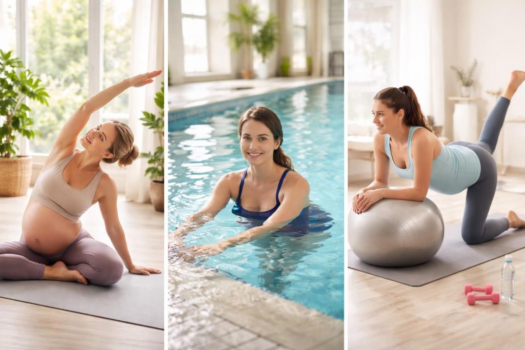 découvrez comment rester active et en forme pendant la grossesse grâce au yoga prénatal, à la natation douce et au pilates adapté, pour un bien-être optimal maman-bébé.