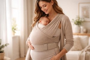 assurez le confort et la sécurité de votre bébé pendant la grossesse grâce à une ceinture spécialement conçue pour transporter bébé en toute sérénité.