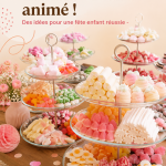 Fête d'anniversaire d'un enfant avec décorations colorées