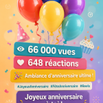Une magnifique décoration d'anniversaire avec des ballons colorés et un gâteau créatif.