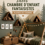 Une chambre d'enfants chaleureuse et charmante avec des touches de déco ludique.