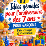 Idées de fête d'anniversaire pour enfants avec décorations colorées et joyeuses.