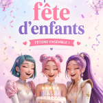Idées de décorations pour une fête d'anniversaire d'enfants avec ballons et banderoles