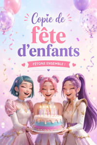 Idées de décorations pour une fête d'anniversaire d'enfants avec ballons et banderoles