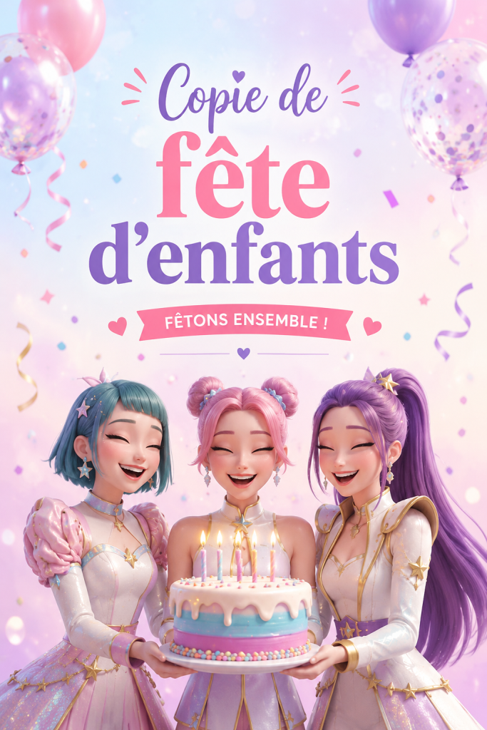 Idées de décorations pour une fête d'anniversaire d'enfants avec ballons et banderoles