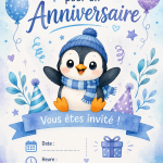 Modèles d'invitation d'anniversaire variés et colorés
