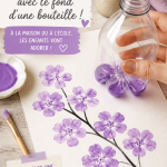 Des enfants peignant joyeusement avec des bouteilles en plastique