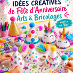 Activités artisanales créatives pour un anniversaire d'enfants
