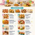 Un buffet coloré d'idées de menus pour anniversaire d'enfants, avec des plats joyeux et festifs.