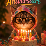 Fête d'anniversaire décorée avec des ballons et une table festive.