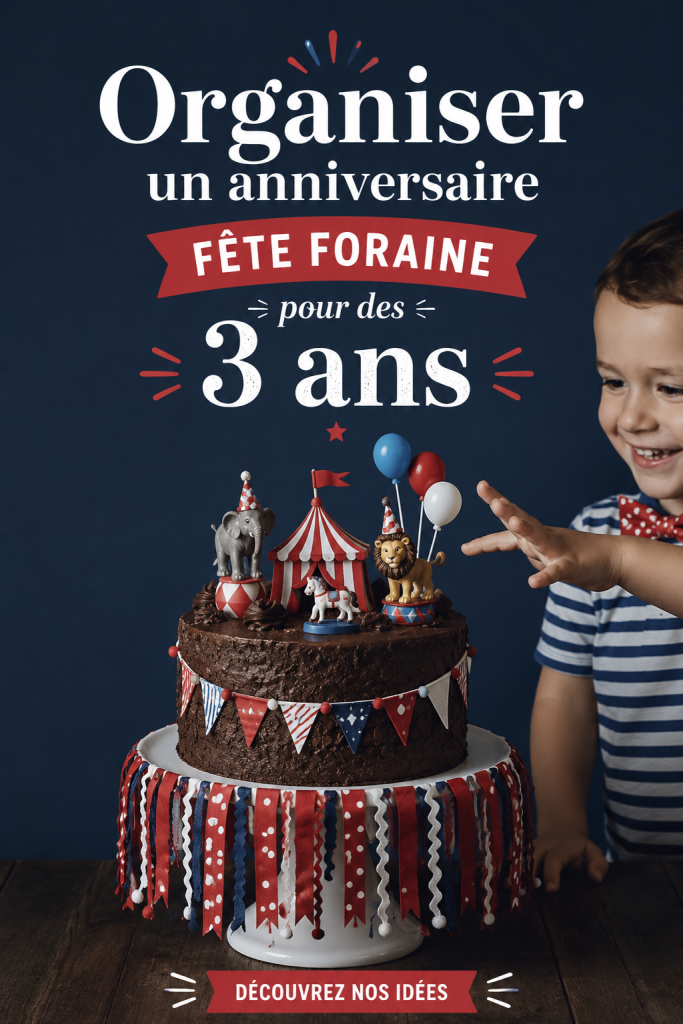 Enfant jouant lors d'une fête foraine d'anniversaire
