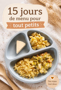 Repas équilibré pour tout-petits préparés avec des ingrédients frais