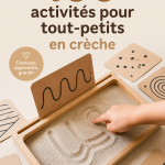 Un enfant s'amusant à peindre lors d'une activité d'intérieur au jardin d'enfants.