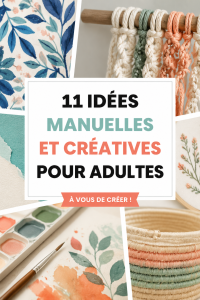 Femme réalisant une activité manuelle créative à la maison, entourée de fournitures artisanales.
