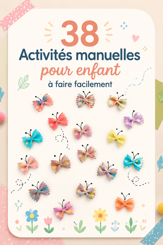 Une sélection d'activités manuelles créatives pour enfants.