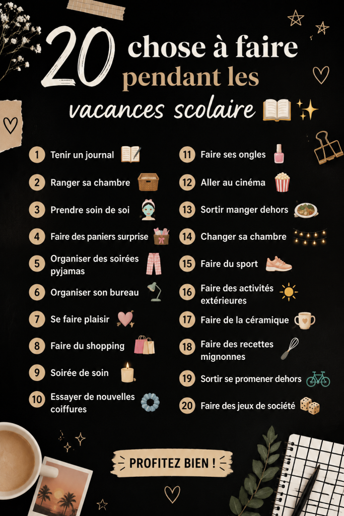Activités familiales créatives pendant les vacances scolaires