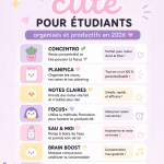 Une sélection d'applis sur un smartphone, symbolisant l'organisation et la productivité pour étudiants.