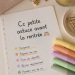 Préparation à la rentrée avec des outils et des conseils pratiques.