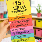 Un enseignant appliquant des conseils pédagogiques en classe.