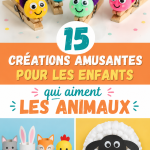 Un enfant souriant créant des animaux en papier coloré dans un cadre chaleureux.