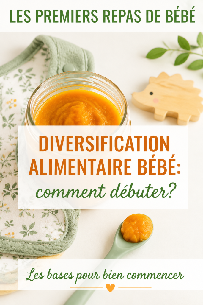 Bébé découvrant ses premiers morceaux de fruits lors de la diversification alimentaire.