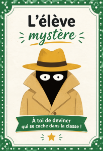 L'élève mystère traversant une nouvelle étape de son parcours.