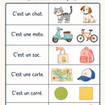 Fiches d'exercices colorées pour aider les enfants à lire au CP