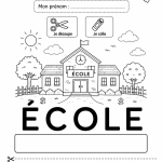 Fiche de rentrée en maternelle colorée et personnalisée pour un enfant
