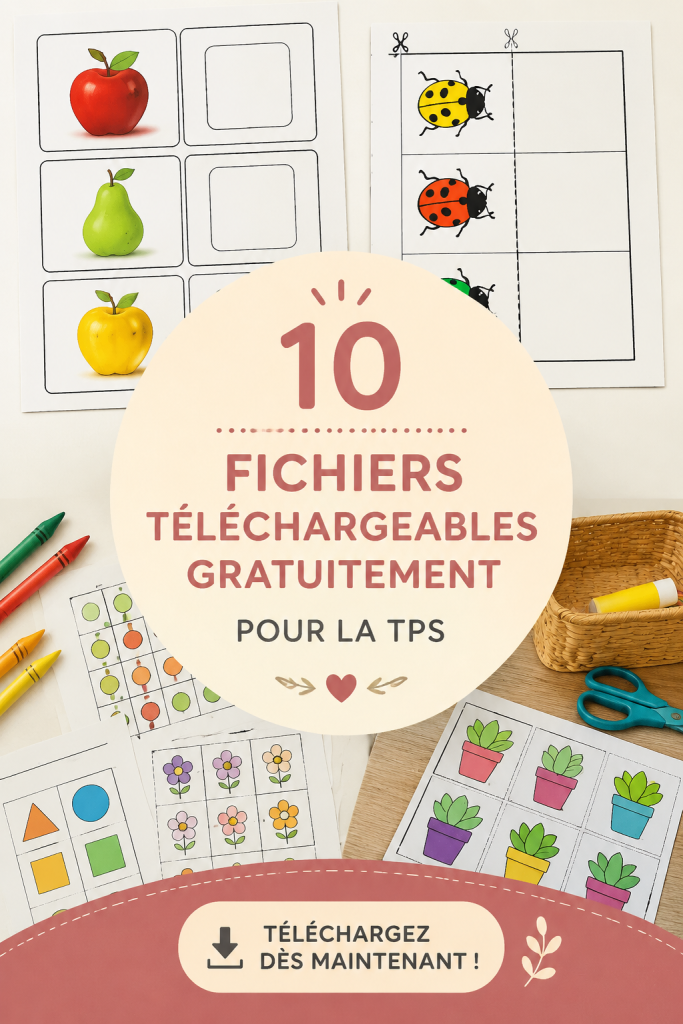 Capture d'écran des 10 fiches téléchargeables gratuites pour la TPS