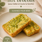 Un flan aux brocolis frais et savoureux, idéal pour bébé et toute la famille