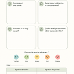 Image illustrant la gestion du comportement avec des personnes interagissant de manière positive.