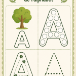 Un enfant en train de découvrir l'alphabet avec des jeux éducatifs.