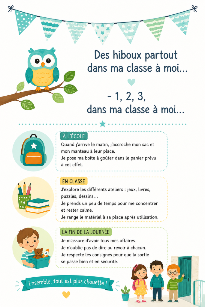 Illustration d'un hibou perché sur une branche, symbolisant la sagesse.