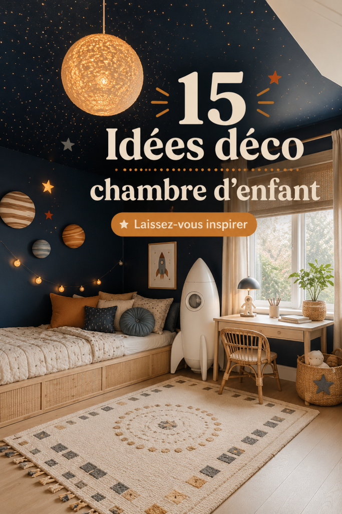 Chambre d'enfant colorée avec des décorations amusantes et des jouets
