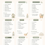 Inspiration pour une liste de naissance avec des articles et des idées uniques
