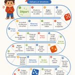 Enfant faisant un jeu pour exprimer ses émotions de colère