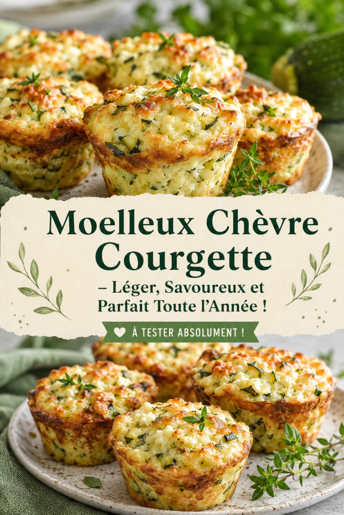 Un moelleux de courgette et chèvre frais, prêt à être dégusté.