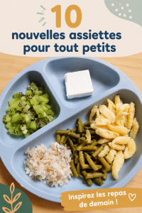 Assiettes colorées pour jeunes enfants, pratiques et sûres.