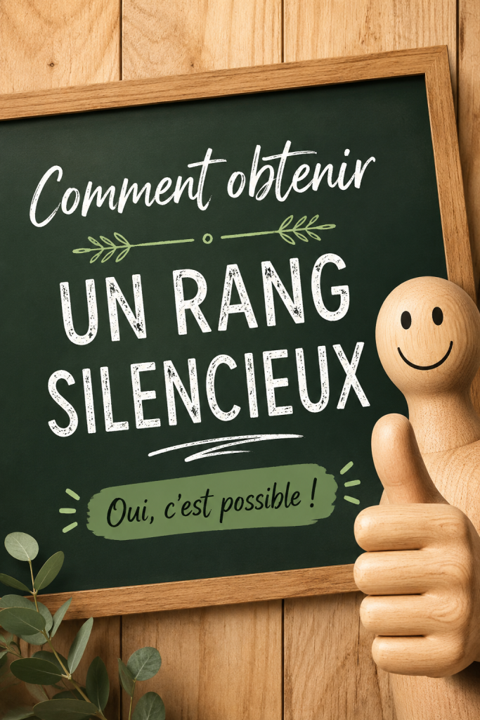 Un paysage apaisant représentant la tranquillité pour obtenir un rang serein.