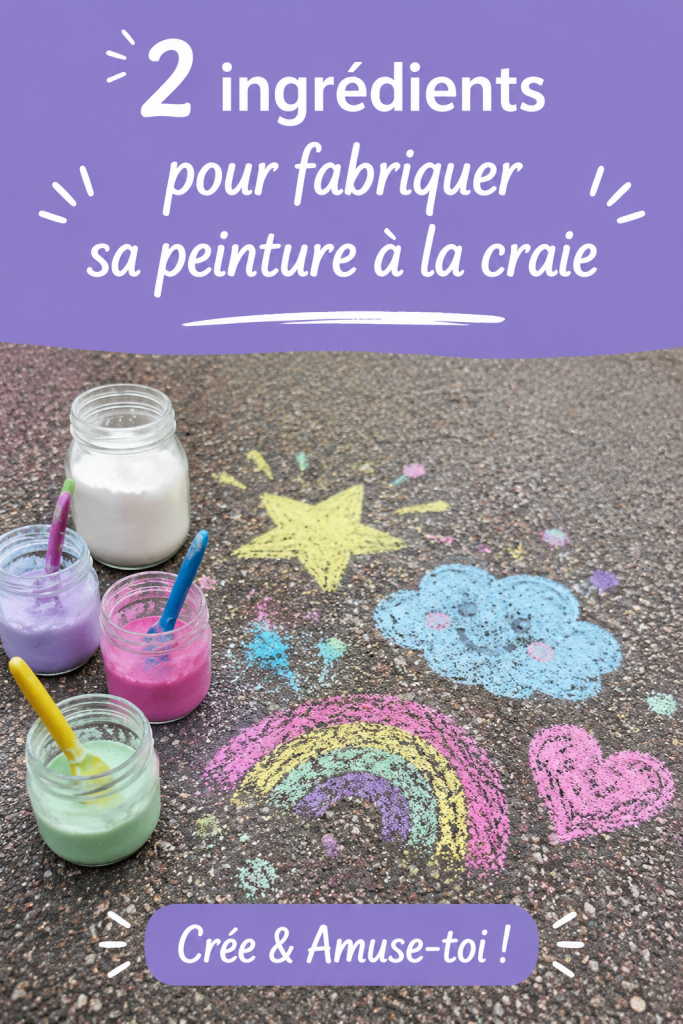 Peinture à la craie colorée sur un meuble en bois