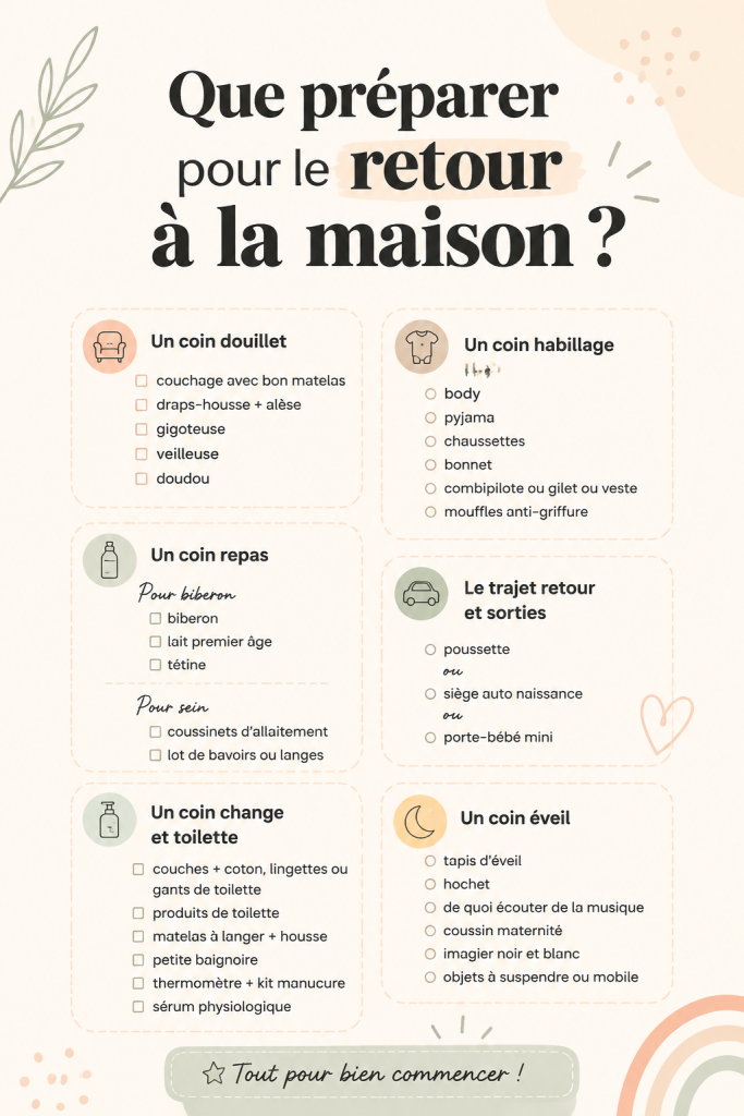 Préparations pour un retour apaisant à la maison avec des éléments chaleureux.