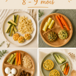 Bébé découvrant des légumes par la méthode DME