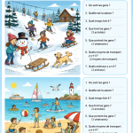 Une personne écrivant une description sur un carnet pendant ses vacances à la plage.