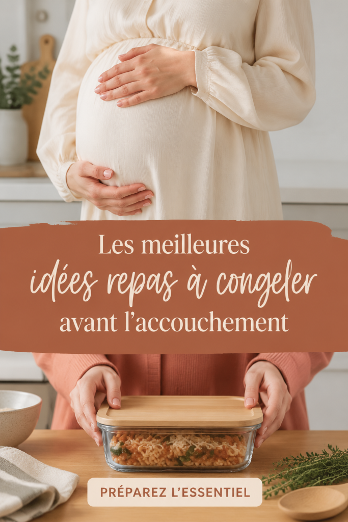Bols de repas congelés prêtes pour la congélation, avec des étiquettes claires.
