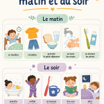 Un espace de travail lumineux avec un planner et une tasse de thé, parfait pour une routine matinale.