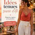 femme élégante portant une robe d'été pour une soirée