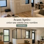 Entrée moderne avec verrière lumineuse