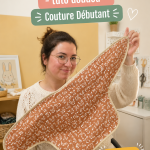Doudou fait main en tissu coloré pour un cadeau de naissance