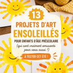Enfants heureux réalisant des projets artistiques d'été en extérieur